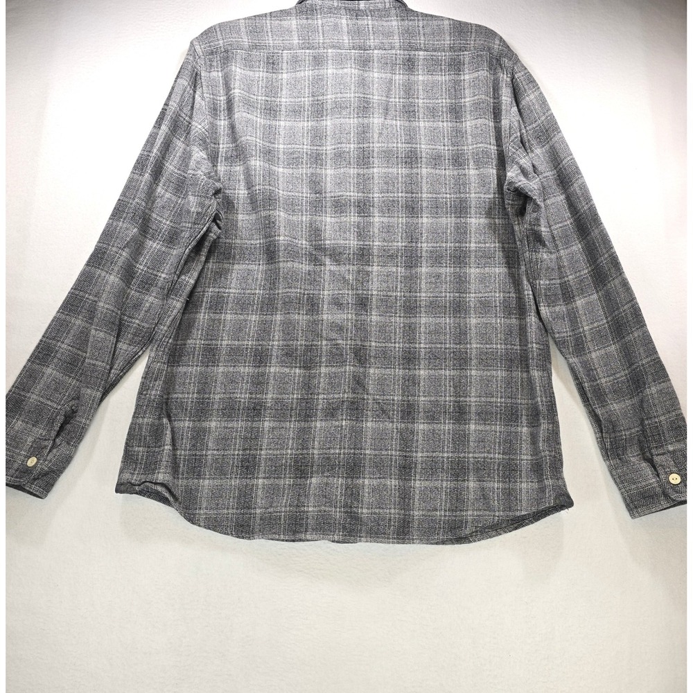 Grayers Heritage Flannels Mens XL Grey Plaid 100% Cotton Button Down Shirt - Picture 2 of 9